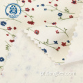 Tecido de malha de malha de algodão com estampa floral